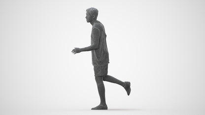 realistic 3D people man sport, render-ready for V-Ray and Corona, FBX OBJ, square thumbnail