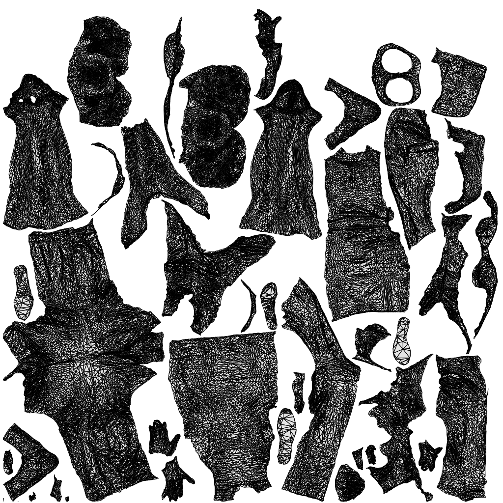 3D people model woman casual couple, scanned human for 3ds Max rendering, wireframe top-down view