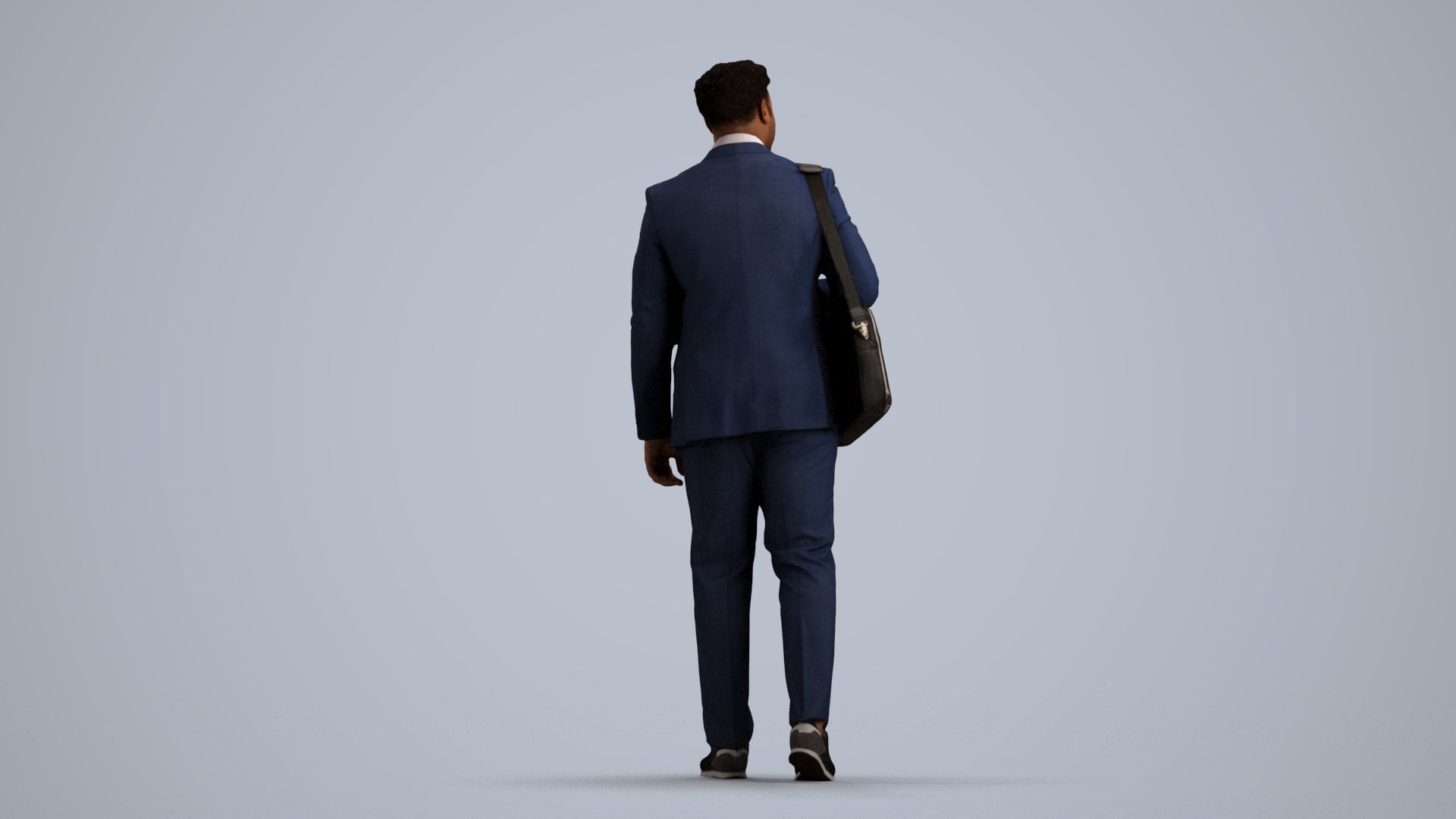 realistic 3D people man business, render-ready for V-Ray and Corona, FBX OBJ, front view render