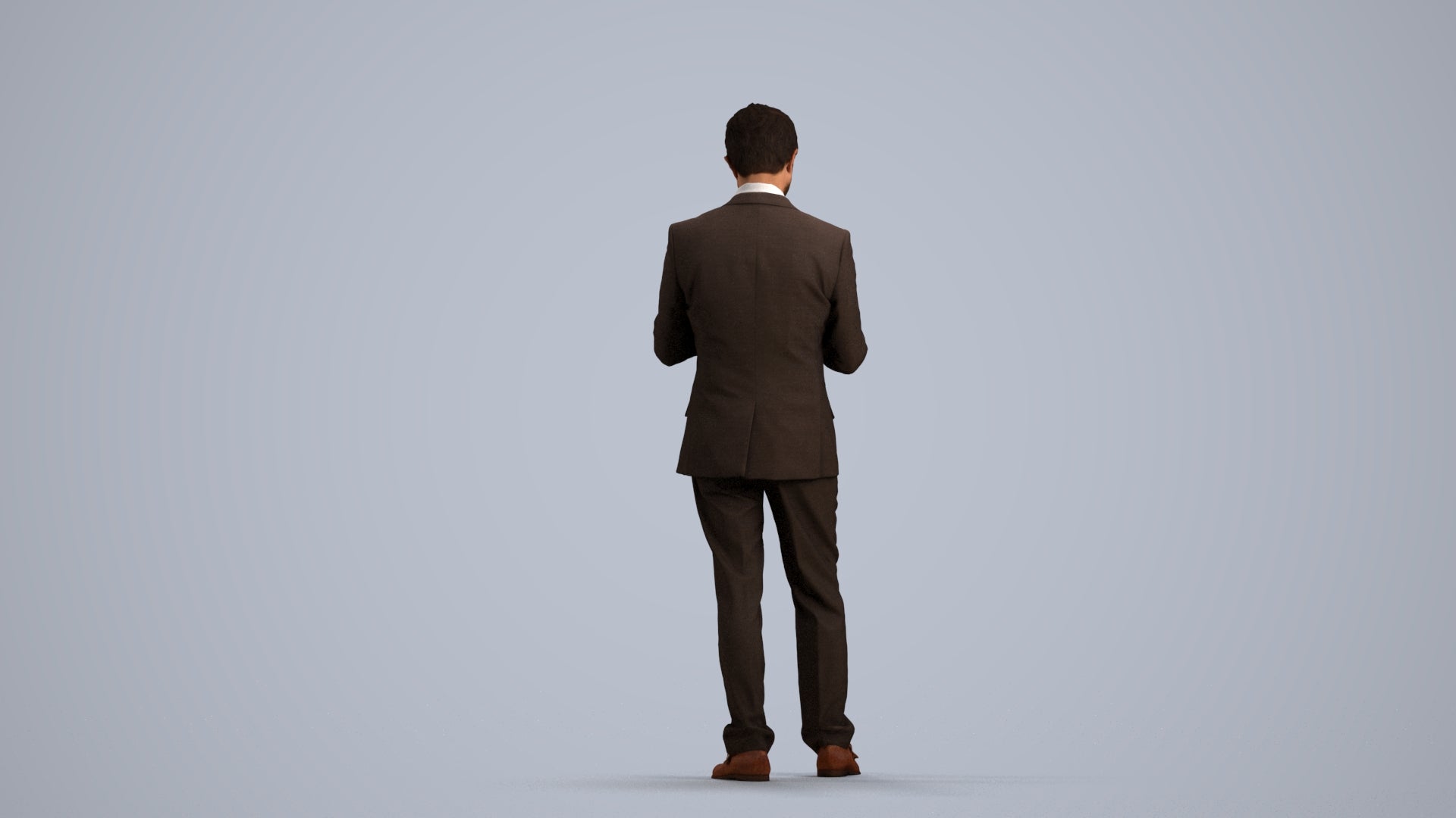realistic 3D people man business, render-ready for V-Ray and Corona, FBX OBJ, front view render