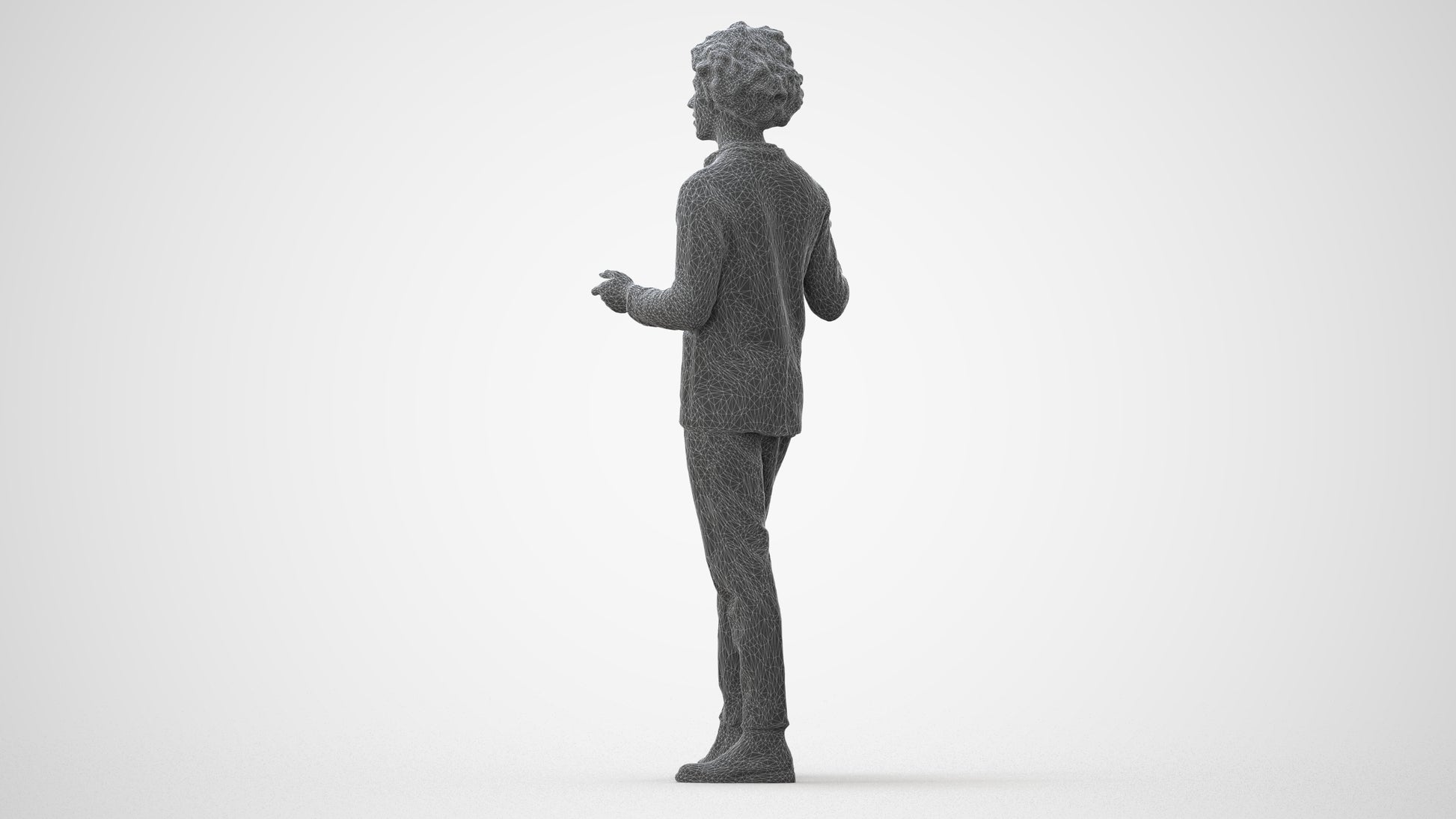 realistic 3D man business, scanned archviz people for Blender and 3ds Max, square thumbnail