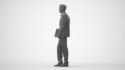 realistic 3D people man business, render-ready for V-Ray and Corona, FBX OBJ, square thumbnail