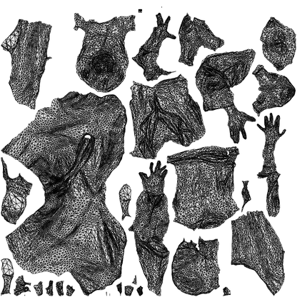 realistic 3D people woman casual sitting, render-ready for V-Ray and Corona, FBX OBJ, wireframe top-down view