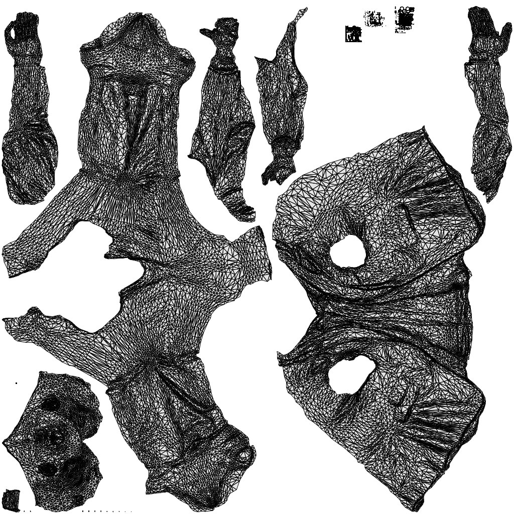 photogrammetry 3D man business cycling, realistic human model archviz FBX, wireframe top-down view