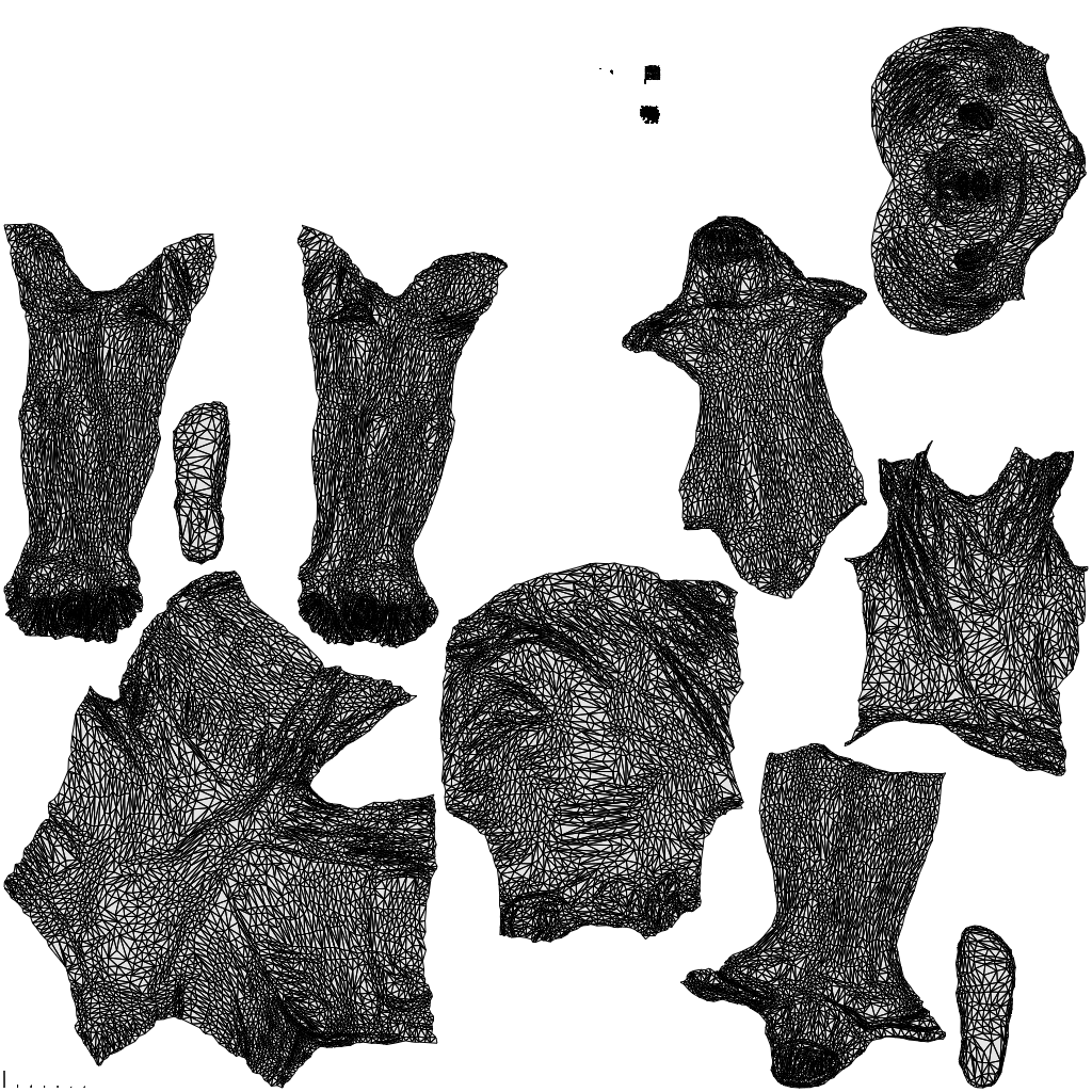 scanned 3D boy casual cycling, photogrammetry people for Enscape and V-Ray, wireframe top-down view