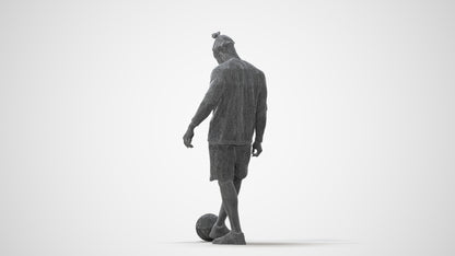realistic 3D man sport, scanned archviz people for Blender and 3ds Max, square thumbnail