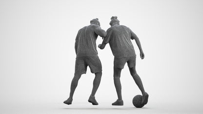 3D scanned woman sport, photorealistic archviz people for Enscape and SketchUp, wireframe front view