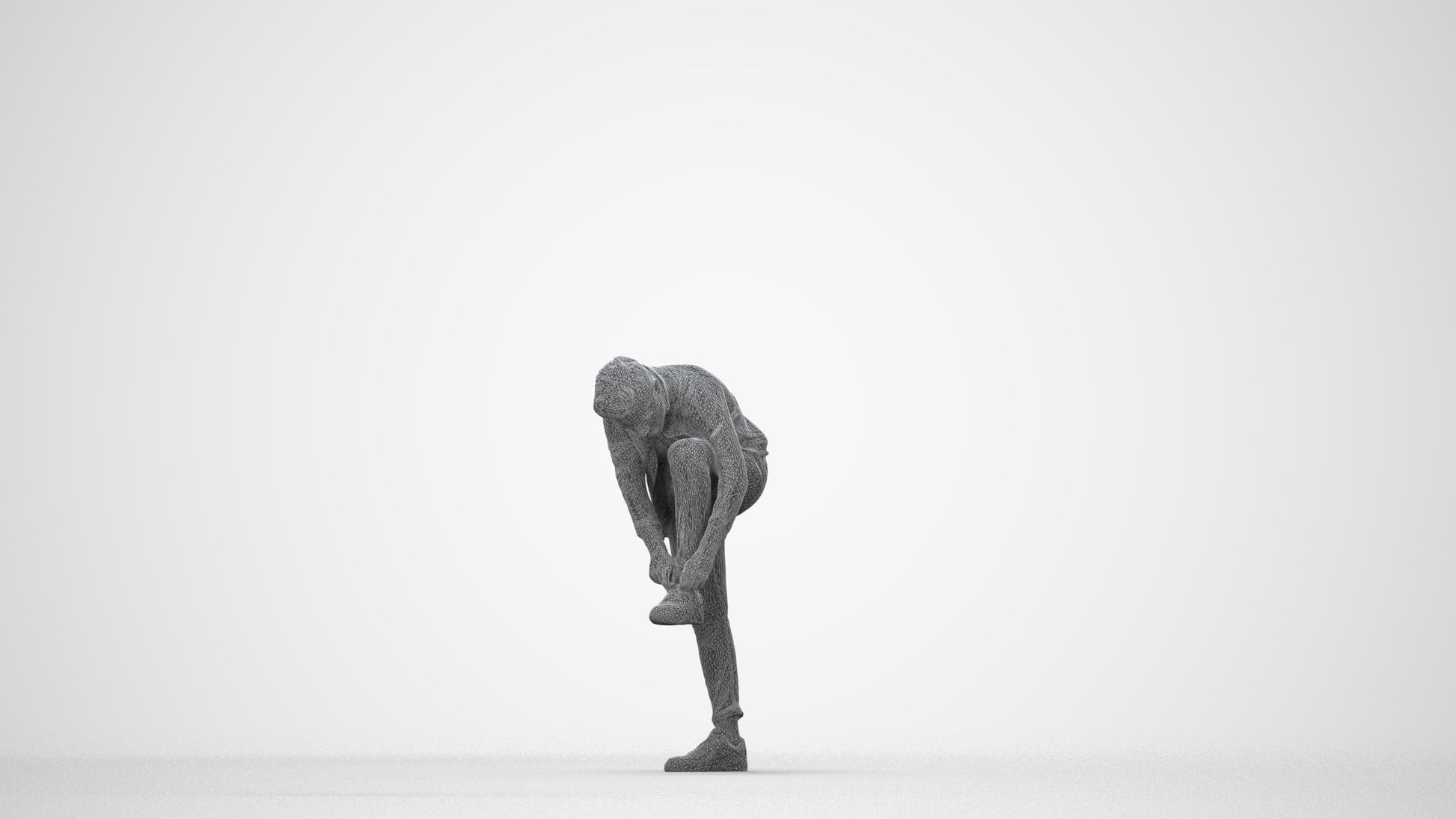 realistic 3D people boy casual kids, render-ready for V-Ray and Corona, FBX OBJ, wireframe back view