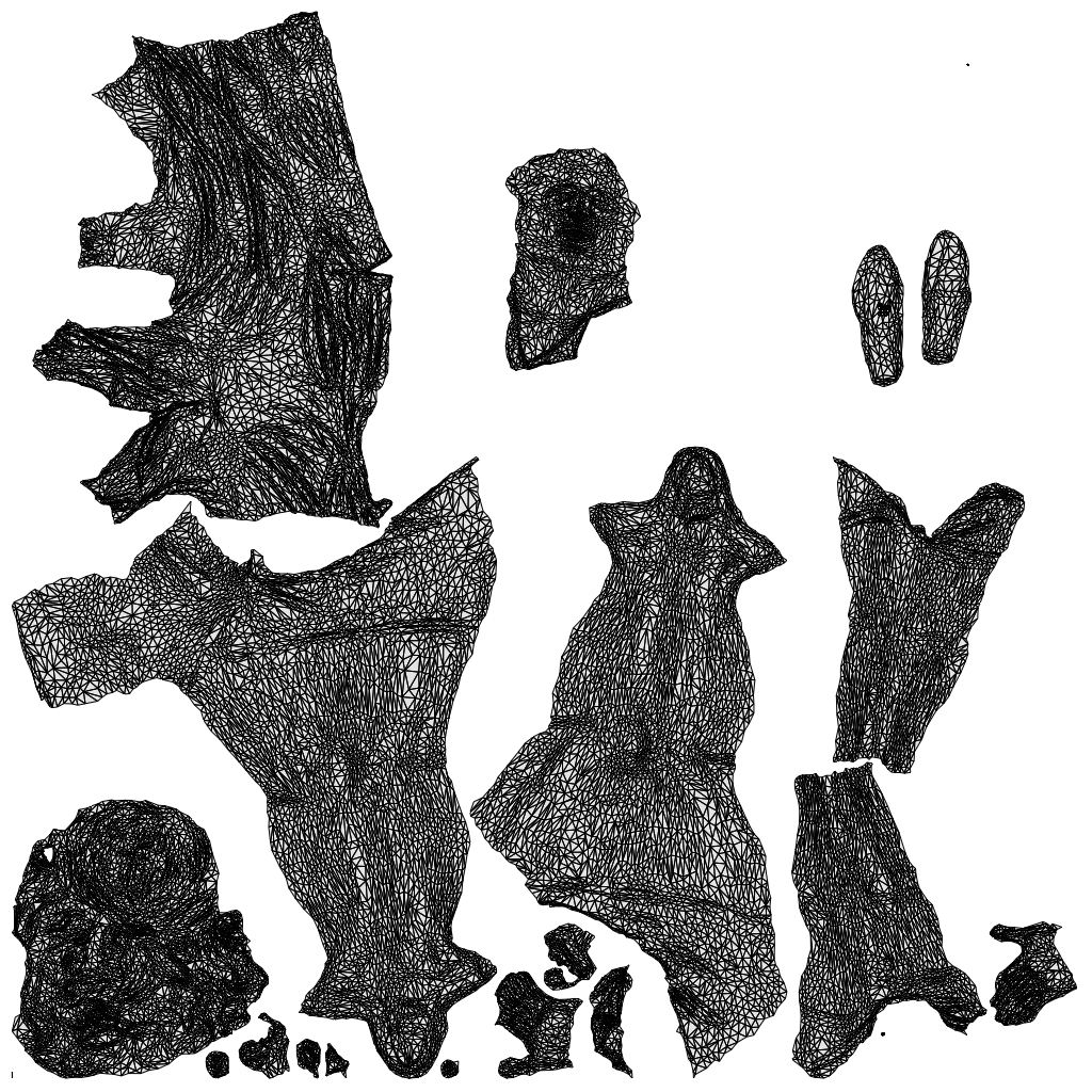 realistic 3D people woman casual cycling, render-ready for V-Ray and Corona, FBX OBJ, wireframe top-down view