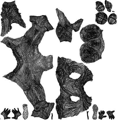 realistic 3D people man casual sitting, render-ready for V-Ray and Corona, FBX OBJ, wireframe top-down view