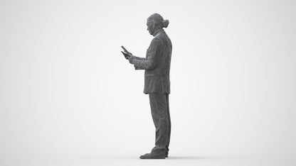 realistic 3D man business, scanned archviz people for Blender and 3ds Max, square thumbnail