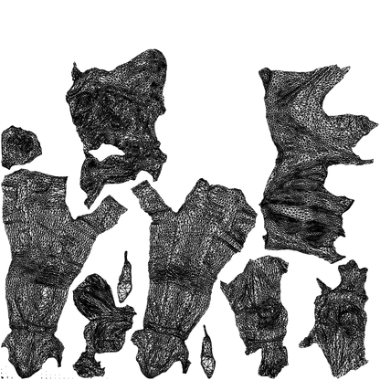 scanned 3D woman casual standing, photogrammetry people for Enscape and V-Ray, wireframe top-down view