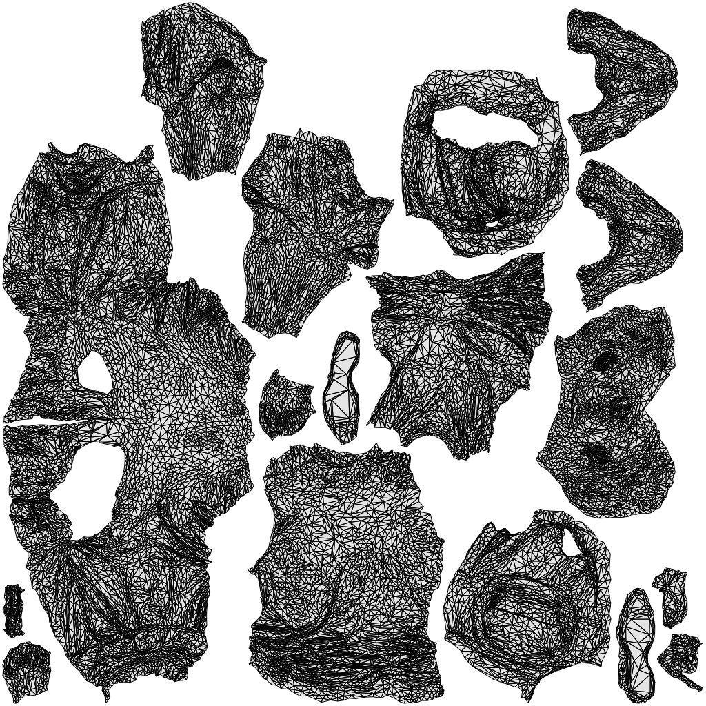 3D human model man casual sitting, photogrammetry scanned person for archviz, wireframe top-down view