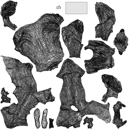 realistic 3D people man casual sitting, render-ready for V-Ray and Corona, FBX OBJ, wireframe top-down view