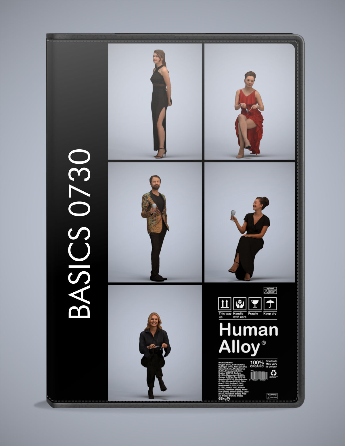 photogrammetry 3D people formalaffairs collection, 5 realistic human models archviz FBX