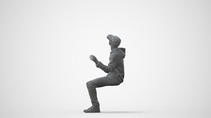 realistic 3D people boy casual kids, render-ready for V-Ray and Corona, FBX OBJ, square thumbnail