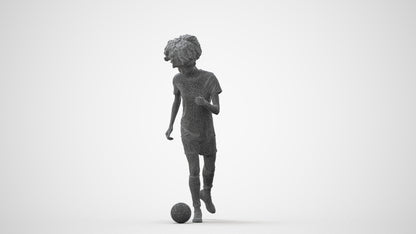 3D people model woman sport, scanned human for 3ds Max rendering, square thumbnail