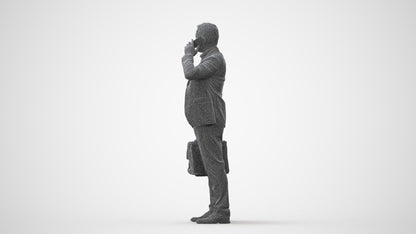 photogrammetry 3D man business, realistic human model archviz FBX, square thumbnail