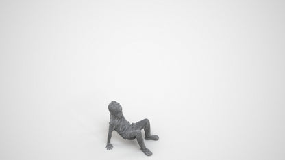 realistic 3D boy casual kids, scanned archviz people for Blender and 3ds Max, wireframe three-quarter view