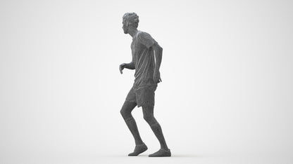 realistic 3D people man sport, render-ready for V-Ray and Corona, FBX OBJ, square thumbnail
