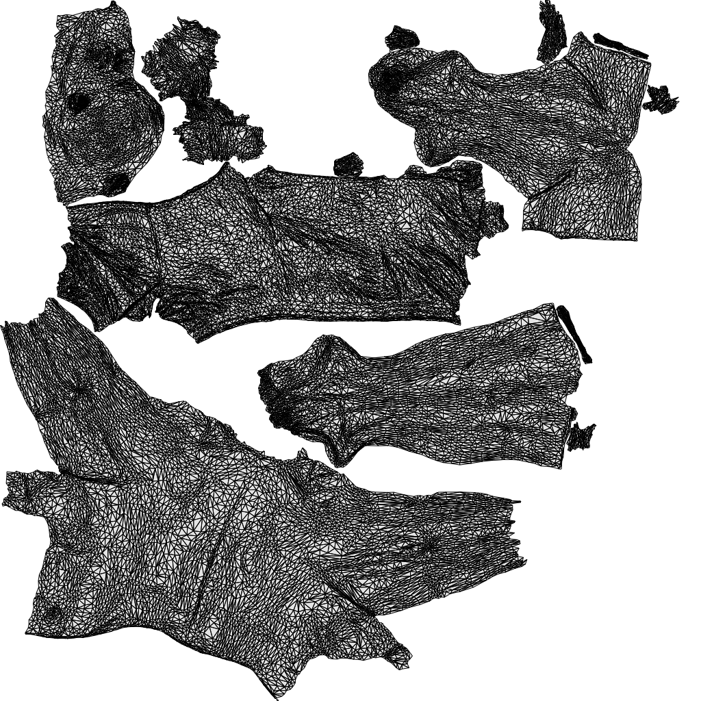 scanned 3D man pool, photogrammetry people for Enscape and V-Ray, wireframe top-down view