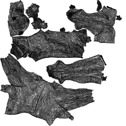 scanned 3D man pool, photogrammetry people for Enscape and V-Ray, wireframe top-down view