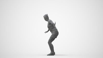 photogrammetry 3D woman sport, realistic human model archviz FBX, square thumbnail
