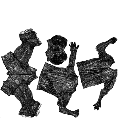 3D people model man sport, scanned human for 3ds Max rendering, wireframe top-down view