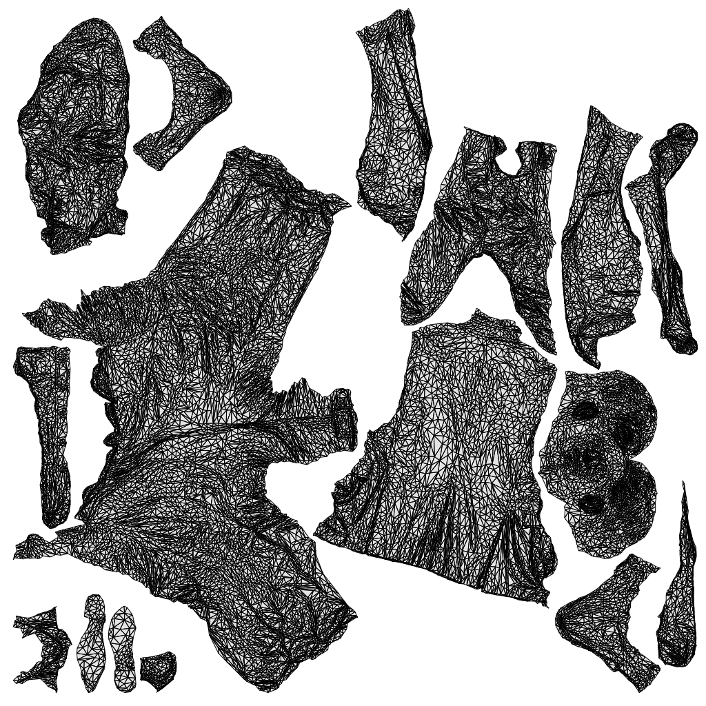 realistic 3D man business standing, scanned archviz people for Blender and 3ds Max, wireframe top-down view