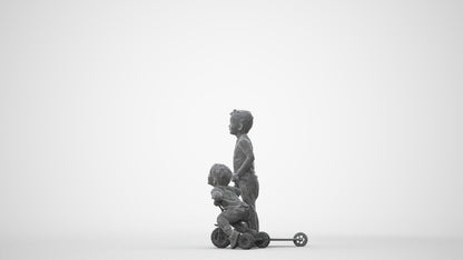 realistic 3D people boy casual kids, render-ready for V-Ray and Corona, FBX OBJ, square thumbnail