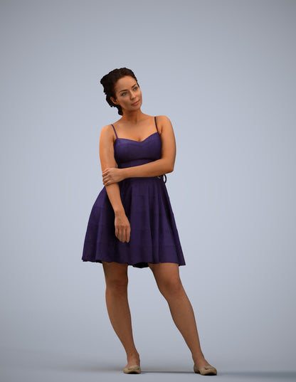 realistic 3D people woman formal formalaffairs, render-ready for V-Ray and Corona, FBX OBJ