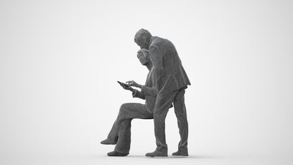 photogrammetry 3D woman business, realistic human model archviz FBX, square thumbnail
