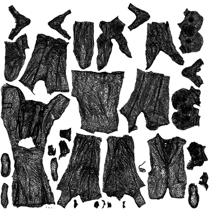 scanned 3D man business, photogrammetry people for Enscape and V-Ray, wireframe top-down view
