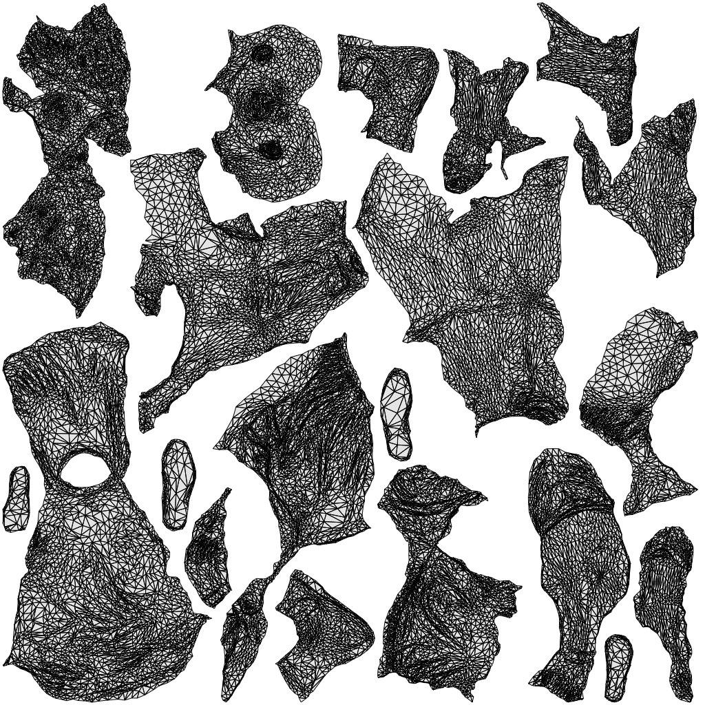 3D scanned girl kids casual, photorealistic archviz people for Enscape and SketchUp, wireframe top-down view