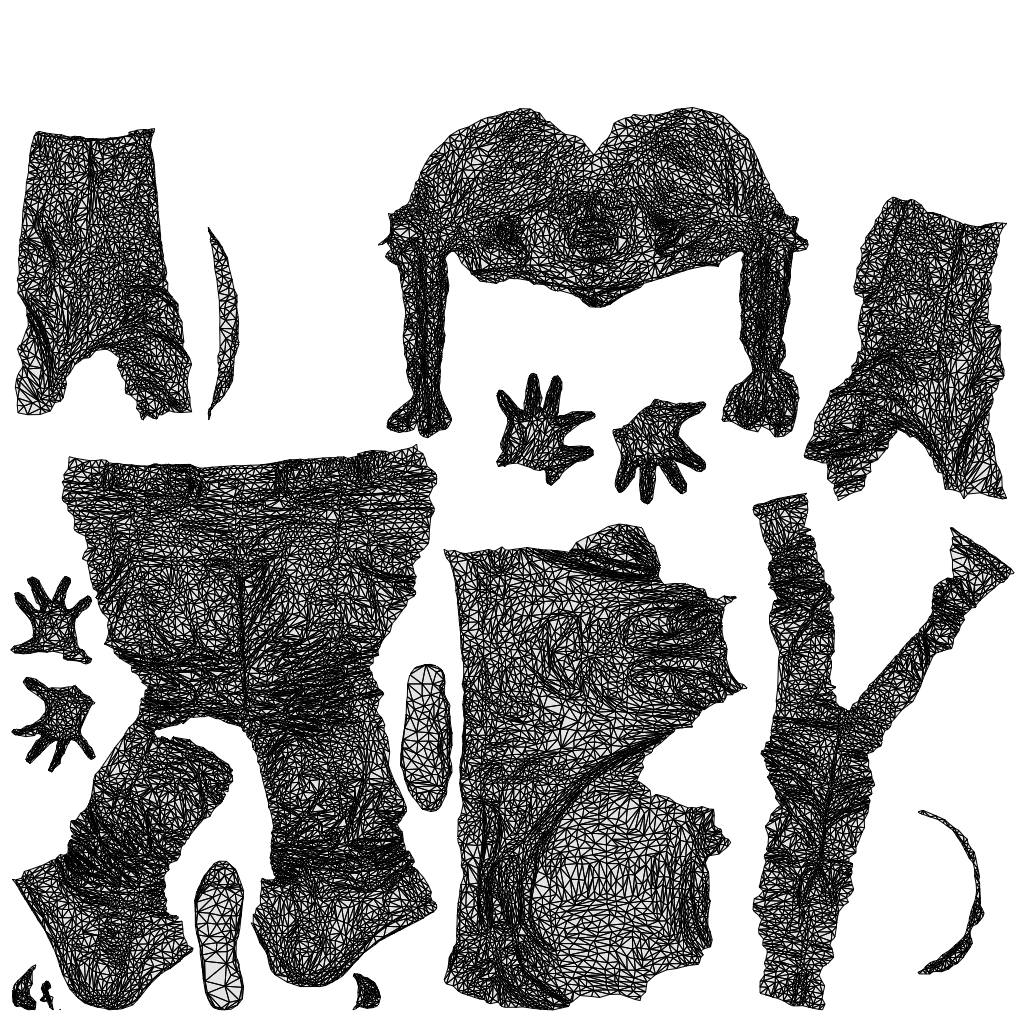 3D human model girl casual kids, photogrammetry scanned person for archviz, wireframe top-down view