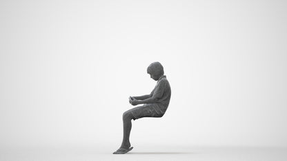 photogrammetry 3D boy kids, realistic human model archviz FBX, square thumbnail