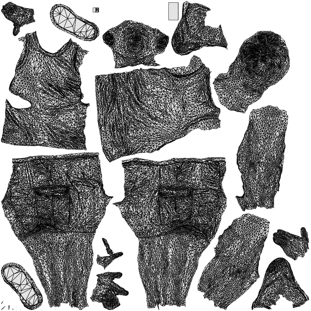photogrammetry 3D man casual standing, realistic human model archviz FBX, wireframe top-down view