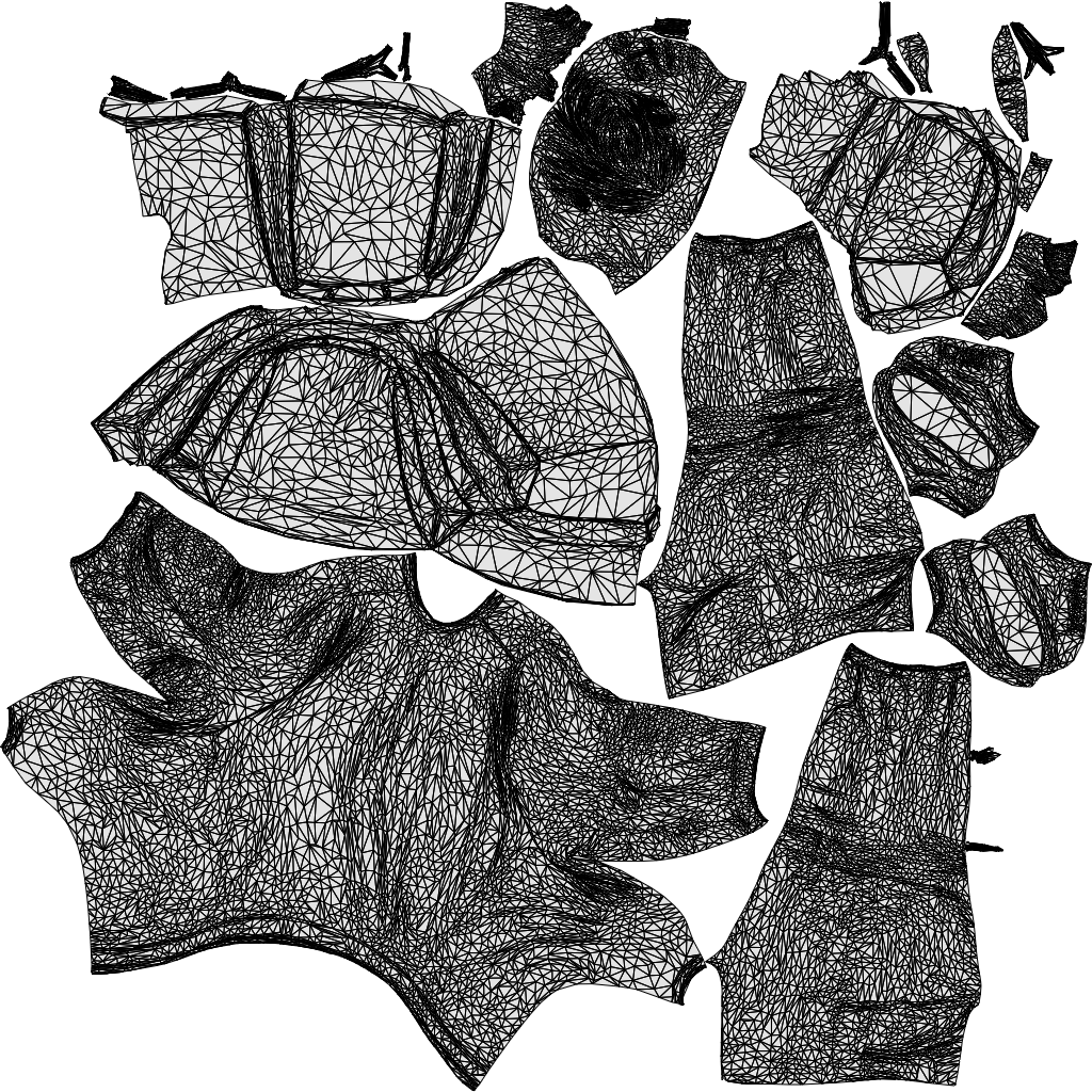 3D people model man casual formal, scanned human for 3ds Max rendering, wireframe top-down view