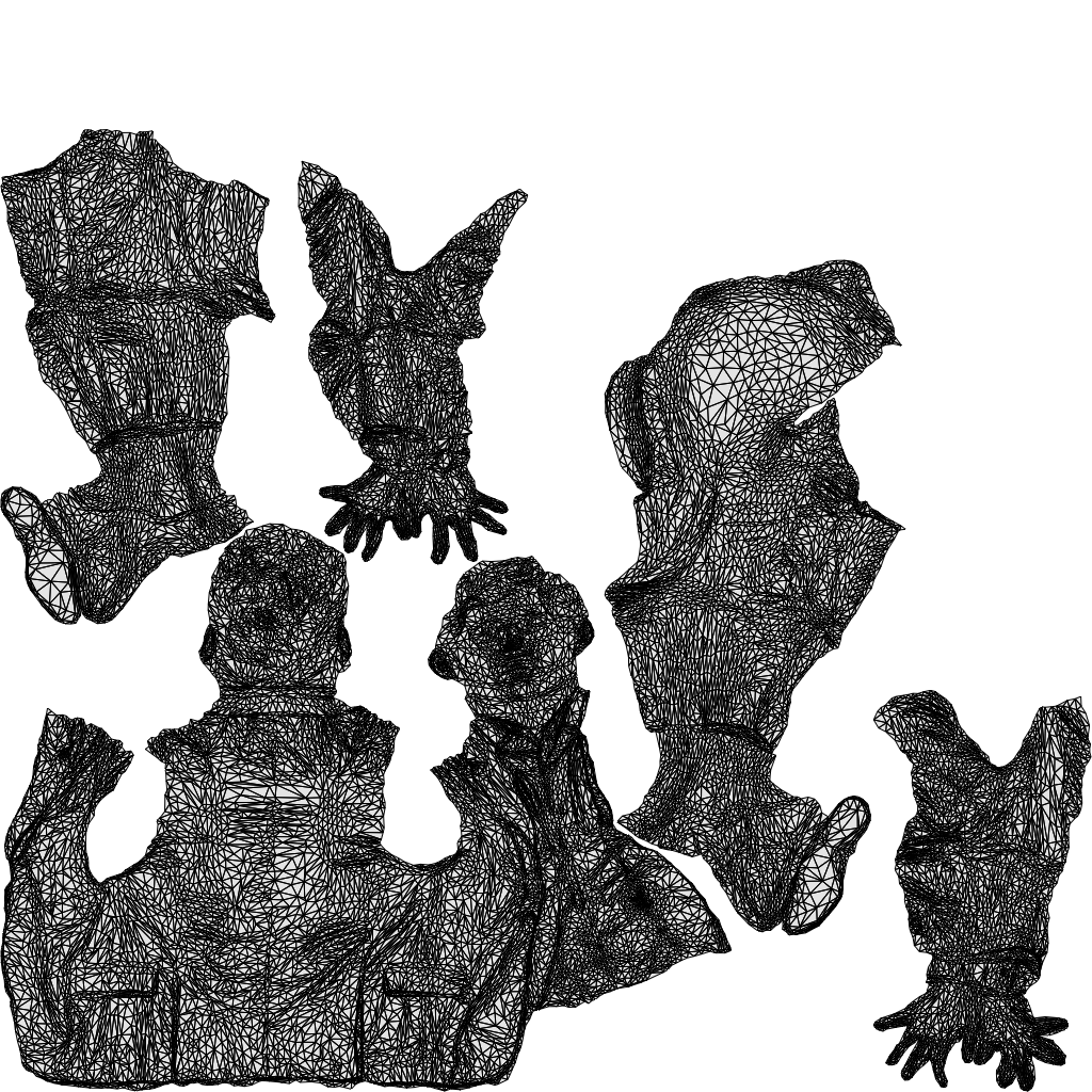 photogrammetry 3D man business, realistic human model archviz FBX, wireframe top-down view