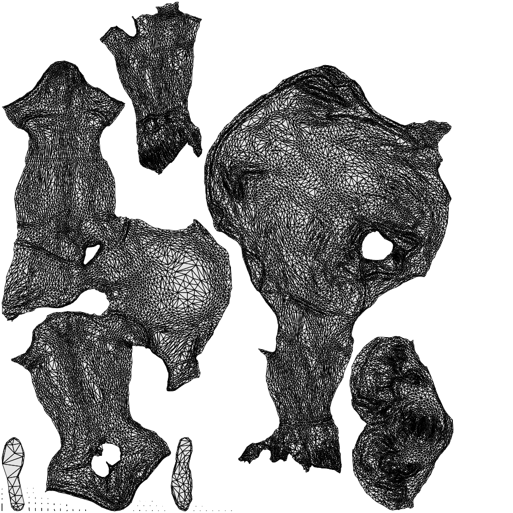 realistic 3D people man sport, render-ready for V-Ray and Corona, FBX OBJ, wireframe top-down view