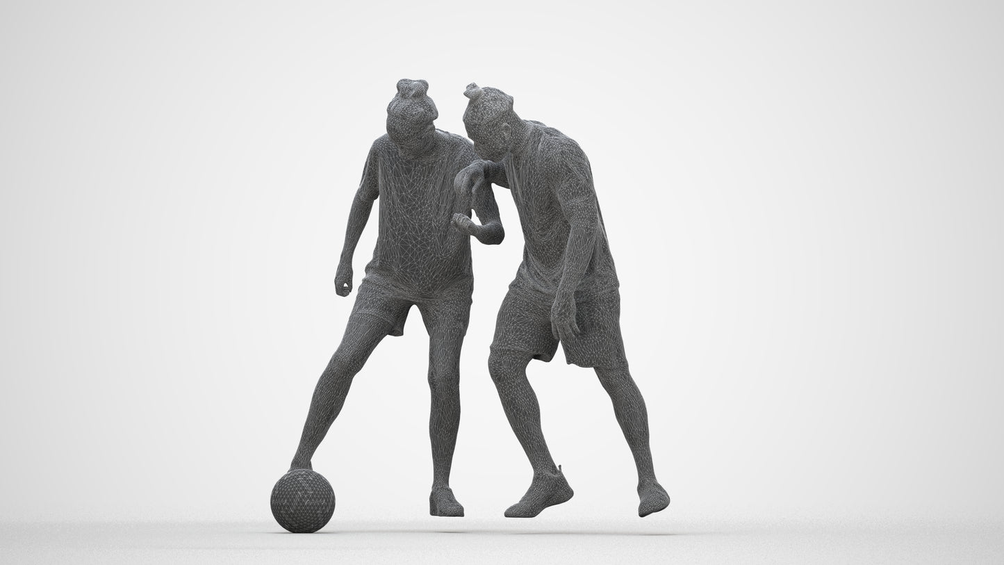 3D scanned woman sport, photorealistic archviz people for Enscape and SketchUp, wireframe back view