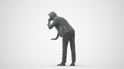 realistic 3D man business, scanned archviz people for Blender and 3ds Max, square thumbnail
