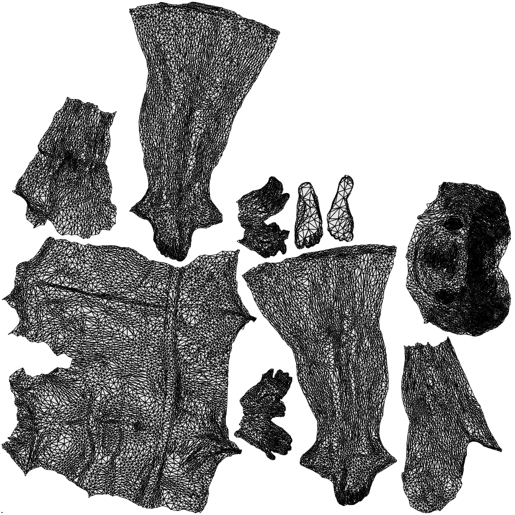 3D human model man bathroom, photogrammetry scanned person for archviz, wireframe top-down view
