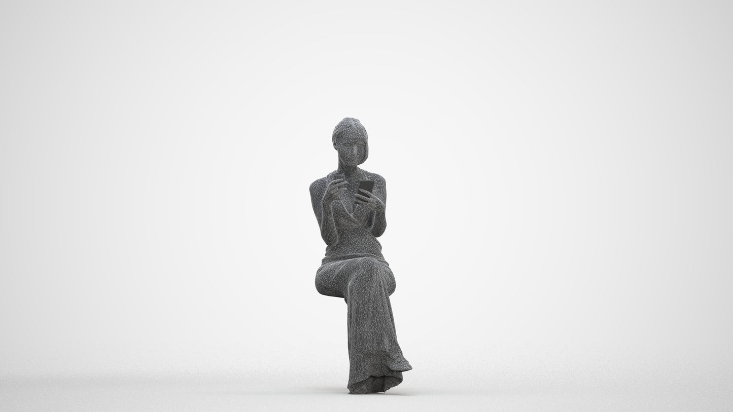 realistic 3D people woman formal formalaffairs, render-ready for V-Ray and Corona, FBX OBJ, three-quarter front view render