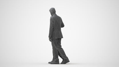 3D people model boy kids, scanned human for 3ds Max rendering, square thumbnail