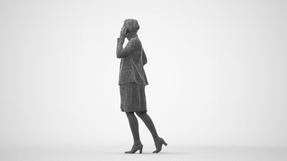 photogrammetry 3D woman business, realistic human model archviz FBX, square thumbnail