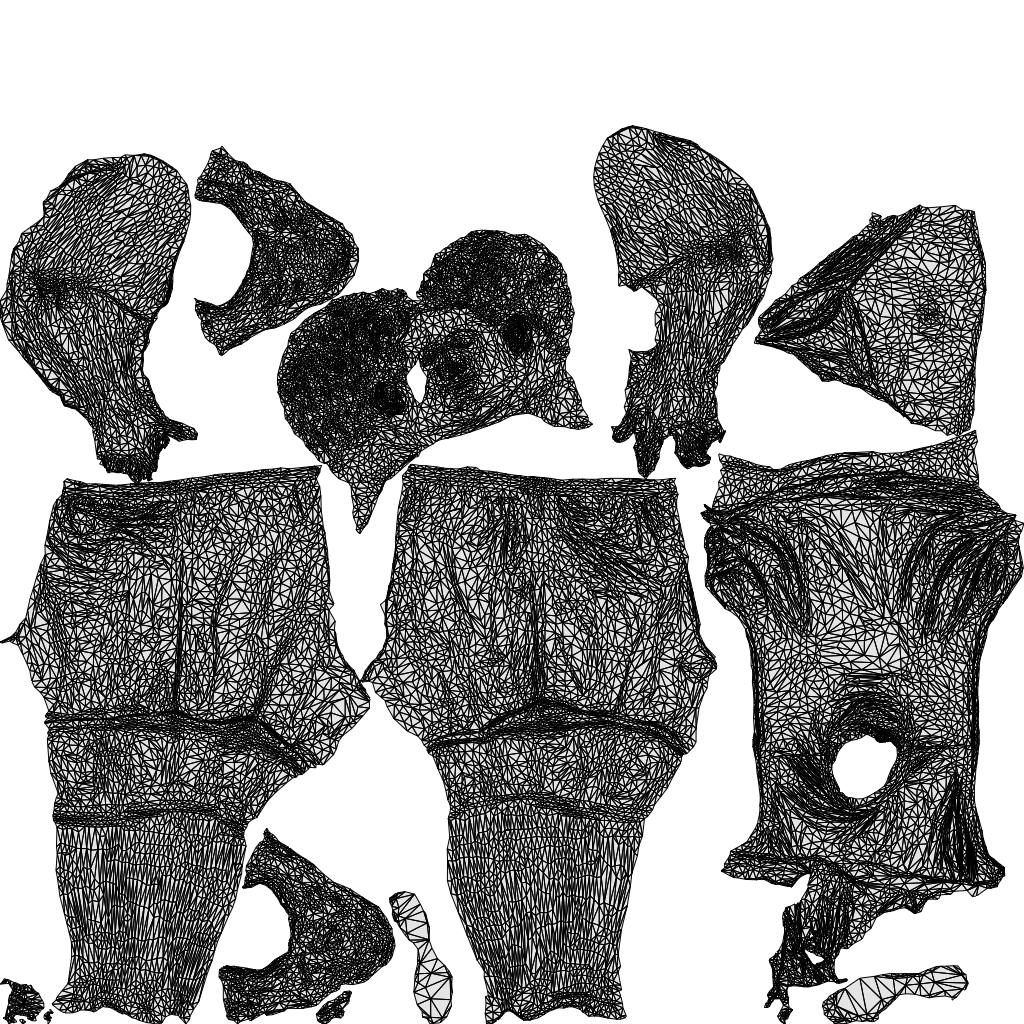 realistic 3D human man sport, archviz people FBX OBJ for Blender, wireframe top-down view