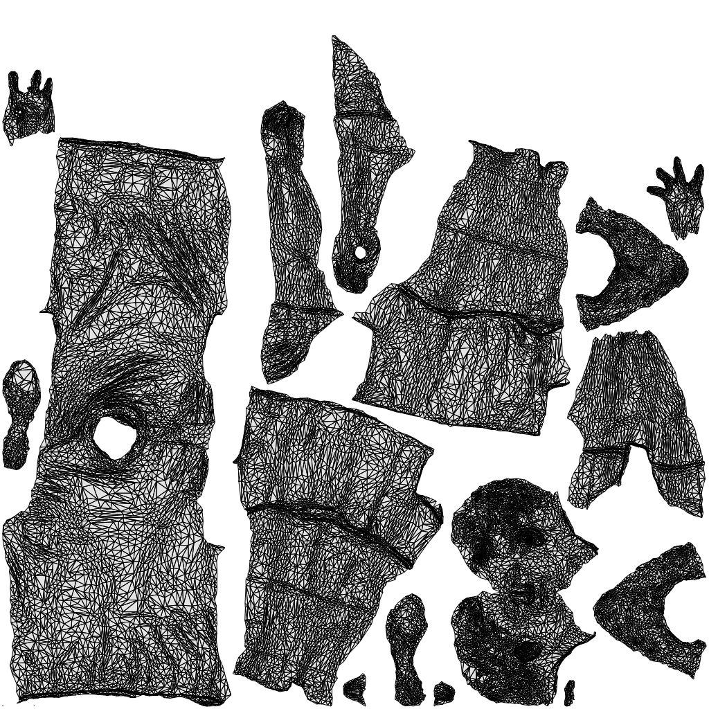 realistic 3D people man sport, render-ready for V-Ray and Corona, FBX OBJ, wireframe top-down view