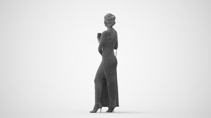 photogrammetry 3D woman formal formalaffairs, realistic human model archviz FBX, square thumbnail