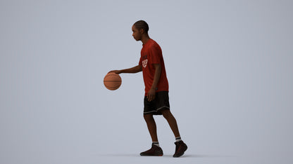 realistic 3D people boy sport kids, render-ready for V-Ray and Corona, FBX OBJ, three-quarter view render